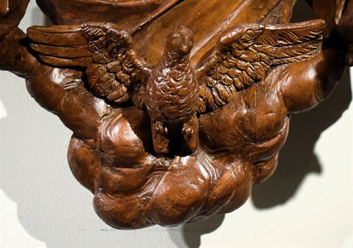 Dieu le Père -  Sculpture murale en bois